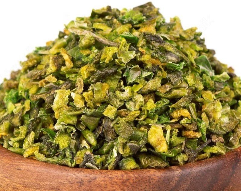 Dehydrated Green Chili Flakes